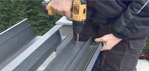 Aufbau Aluminium Terrassenüberdachung