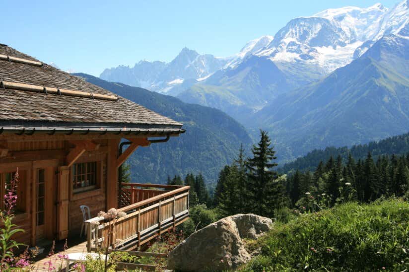 Ferienhaus in den Alpen