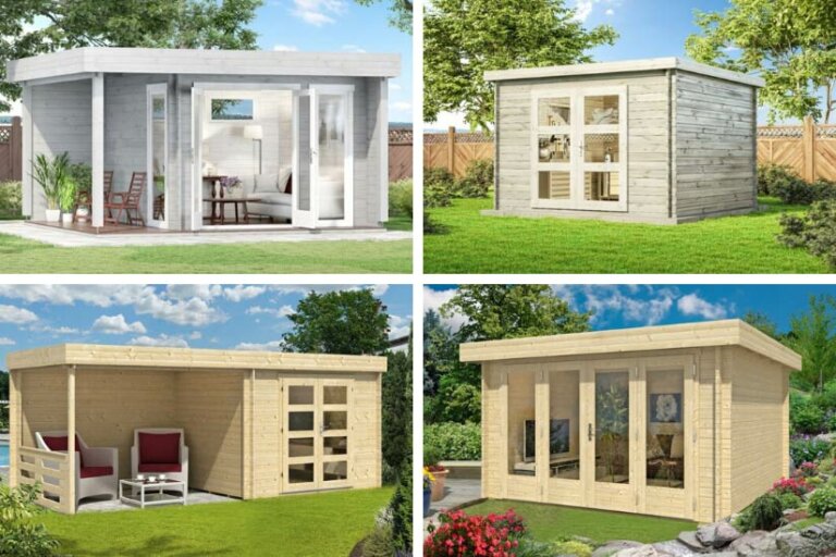 Das Gartenhaus im japanischen Stil