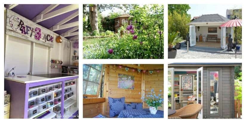 Gartenhaus einrichten: 6 Ideen für kleine Gartenhäuser
