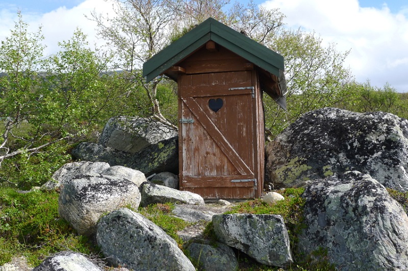 Toilette für garten