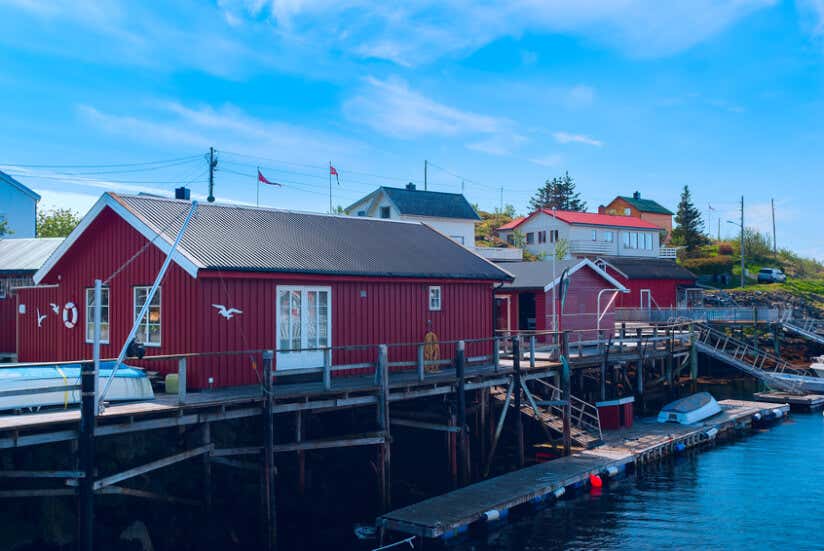 Bootshaus in Norwegen