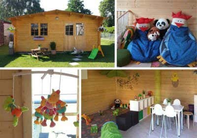 Gartenhaus als Kindertagespflege