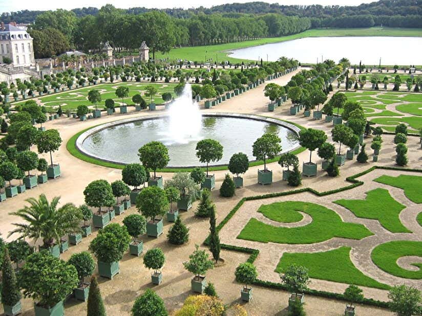 Prächtiges Parterre  in Versailles