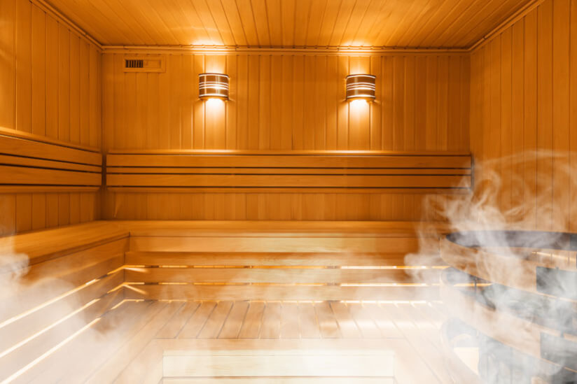 Sauna Dampf