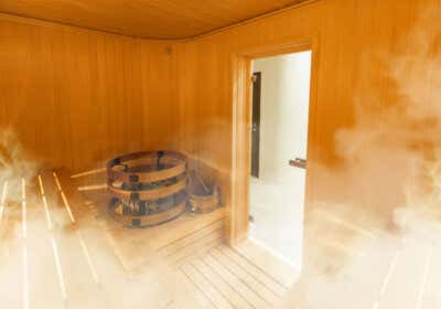 Sauna oder Dampfbad