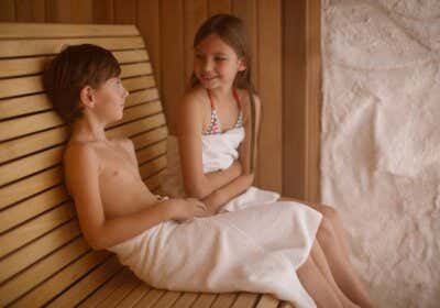 Sauna mit Kindern