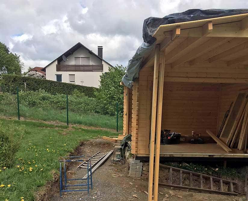 Aufbau Freiburg-44 ISO Dachplane für Regenschutz