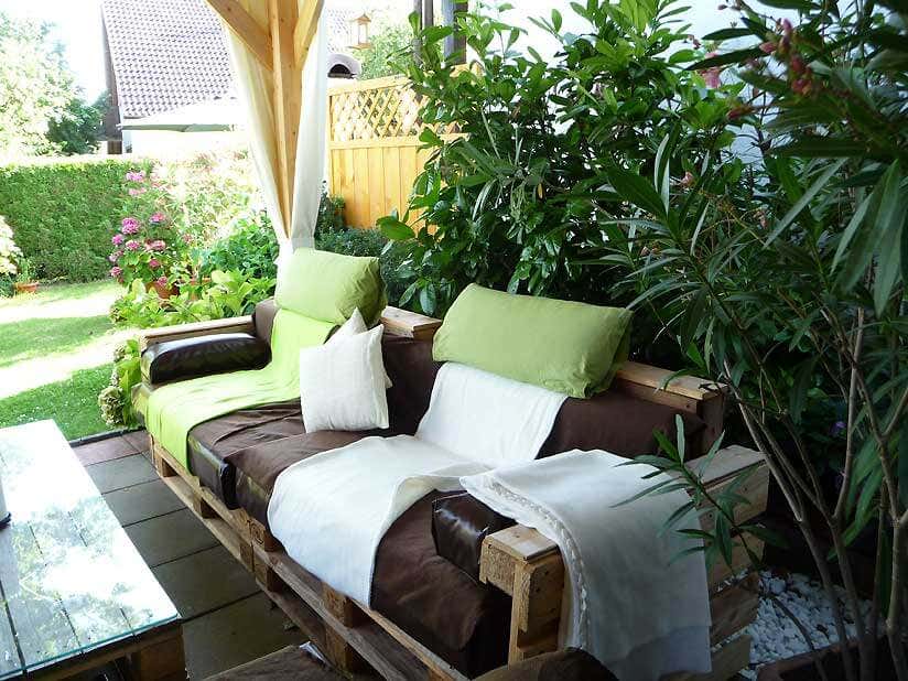 Sofa in Gartenlounge Lanzarote