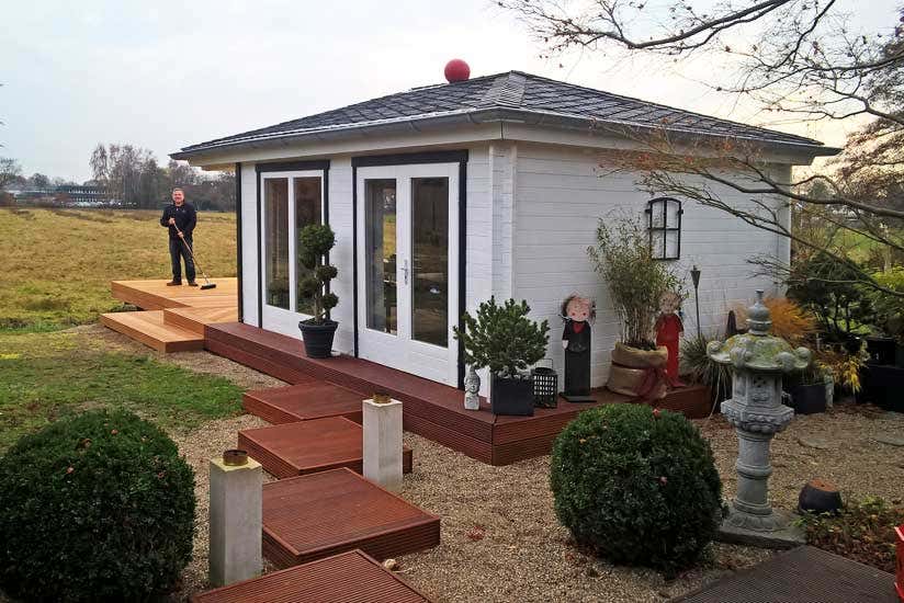 Gartenhaus Julia Perfekt Gedammt Vom Boden Bis Zum Dach