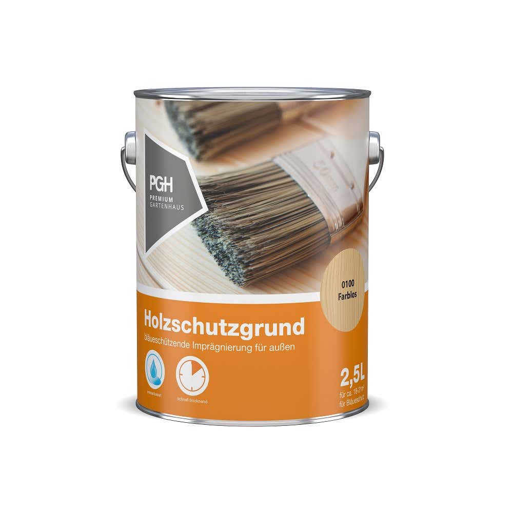 PGH Premium Gartenhaus Holzschutzgrund* - VOC-Gewicht:0,076