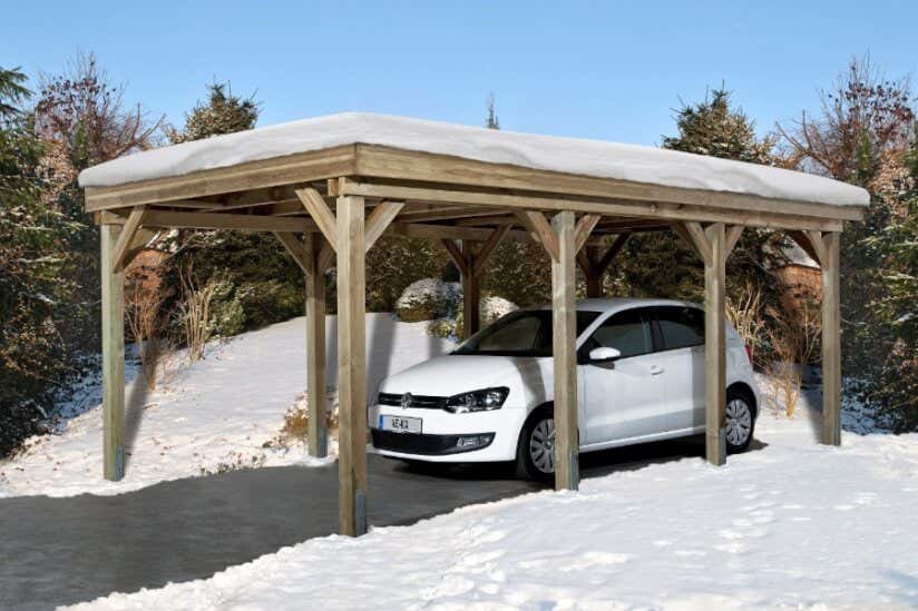 Gute Sicht im Winter: Auch Autodach und Hauben müssen vor
