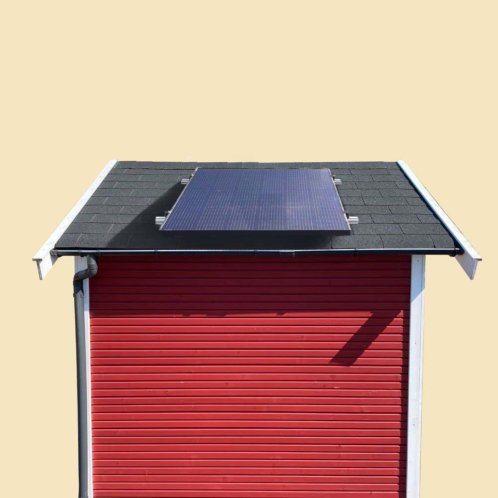 Priwatt Solaranlage für Dächer mit Dachschindeln/Dachpappe