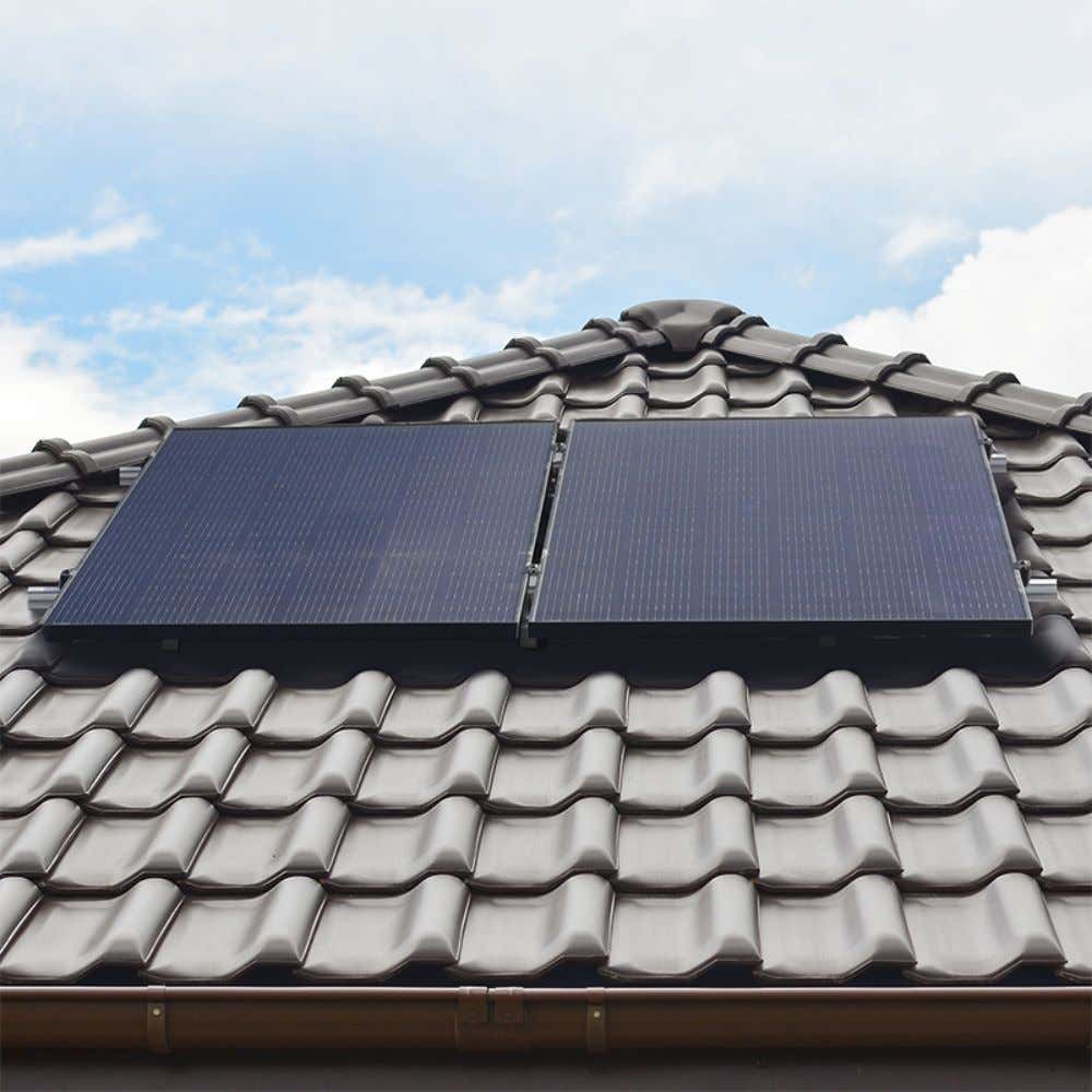 Priwatt Solaranlage Duo für Dächer mit Dachpfannen